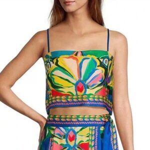 Antonio Melani Callista Vibrant Floral Print Sleeveless Tank Top